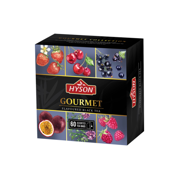 Hyson Gourmet černá kolekce, černý čaj (60 sáčků) 90g