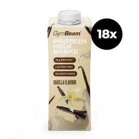 25g Protein Milkshake - GymBeam (vanilka, 18 x 250 ml) (34501-6-18x250ml-vanilla)