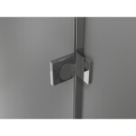 MEXEN/S - Lunar L sprchové dveře křídlové pravé 90 cm, transparent, chrom 834L-090-000-01-00-P