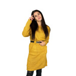 HOSH Pletené šaty ELLIS s páskem Barva: Tmavě šedá