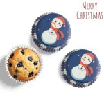 Dortisimo Košíčky na muffiny tmavě modré s vánočními motivy (75 ks)