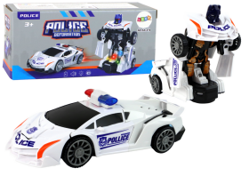 Mamido AutoRobot Policista 2v1 bílý