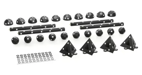 Revopoint Sada referenčních bloků / Kalibrační značky pro 3D skener / magnetické / sférické, kopulovité, pyramidové (MARKER-BLOCK-KIT)