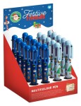 Vícebarevná propiska - vánoční Festive Friends, 6 barev (mix motivů)