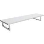 CERANO Deska pod umyvadlo Navira Pro + 2+1 podpěrná konzole - bílá matná - 140x46x3,6 cm - 6061175