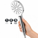 Erga Dubaj, sprchový set s termostatickou baterií a hlavovou sprchou 30 cm, chromová, ERG-YKA-BP.DUBAJ-THERM-30-CHR