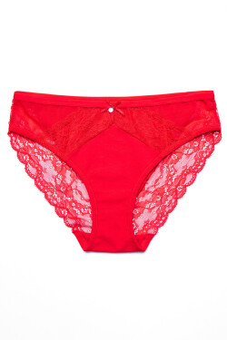 Dámské kalhotky BIKINI L-1571BI XXL černo-červená XXL