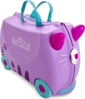 TRUNKI Jezdící kufřík Cassie Kočička / Dětské zavazadlo na kolečkách (TRU-0322)