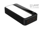 Rebeltec P20 LCDPD LAMP / Powerbanka / 20 000 mAh / LCD displej / PD nabíjení / LED svítilna (RBLAKT00031)