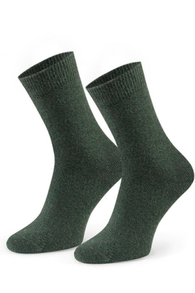 Dámské ponožky z jehněčí kůže 185 zelená 35-37