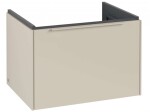 VILLEROY & BOCH - Subway 3.0 Umyvadlová skříňka, 62x43x48 cm, 1 zásuvka, Cashmere Grey C57502VN