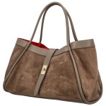 Módní dámská kožená kabelka na rameno Eris, tmavě hnědá