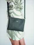 Crossbody kabelka na zip VUCH Anna Dark Green, zelená