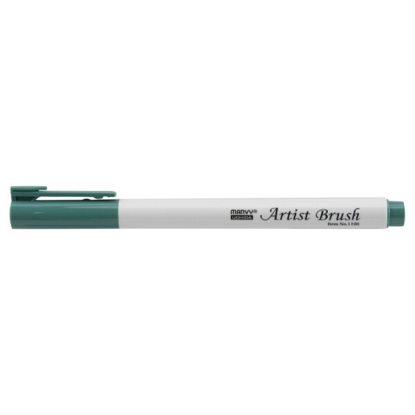 MARVY Artist Brush 1100-14 fix štětcový hrot – barvy vodní báze brush pen na papír lettering kaligrafie rozmývatelný mísitelný acid free netoxický