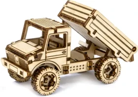 WOODEN CITY 3D Dřevěné puzzle Superfast Nákladní auto