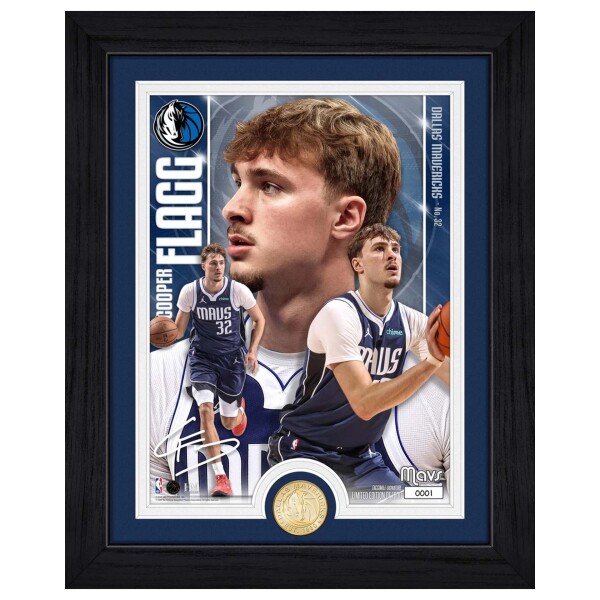 Obraz Dallas Mavericks NBA Cooper Flagg Artist Proof Bronze Coin