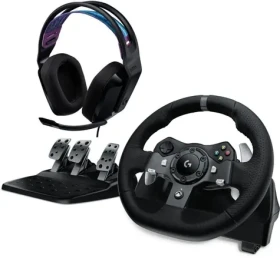 Logitech G920 Driving Force / herní volant + Logitech G335 / pro Xbox ONE PC (991-000551)