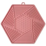 Epic Pet LickSnack Lízací podložka hexagon světle růžový 17x15cm (443-292002)