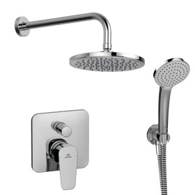 IDEAL STANDARD - Esla Sprchový set s baterií pod omítku, s tělesem, průměr 20 cm, chrom bd577AA