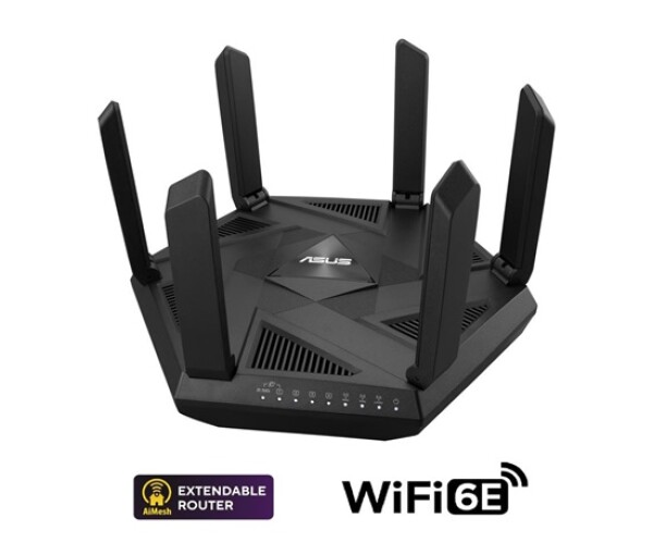 ASUS RT-AXE7800 (AXE7800) WiFi 6E Extendable Router, 2.5G port, AiMesh, 4G/5G Mobile Tethering EDF_151719