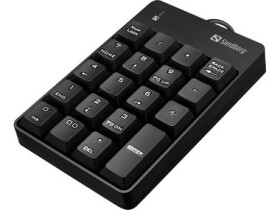 Sandberg USB Wired Numeric Keypad černá / Numerická klávesnice / USB (630-07)