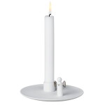 Räder Porcelánový svícen Angel's Light Silver, bílá barva, porcelán