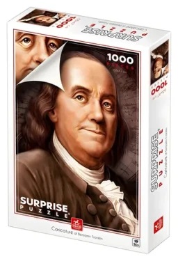 DEICO Surprise puzzle Karikatura Benjamina Franklina