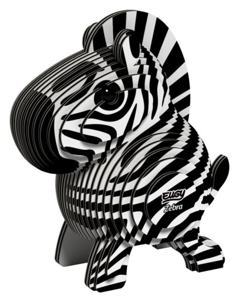 EUGY 3D kartonová skládačka - Zebra