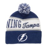Mitchell & Ness Pánská zimní čepice Tampa Bay Lightning NHL Block Sweep Pom Knit