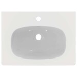 IDEAL STANDARD - Tesi Umyvadlo nábytkové 63x45 cm, s přepadem, otvor pro baterii, matná bílá T3510V1