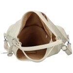 Trendy dámský koženkový kabelko-batoh Venturia, krémový