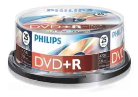 Philips DVD+R 4,7GB 16x / Médium DVD / 25 ks / Spindl (DR4S6B25F/00)