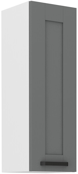 Horní skříňka Luna 30 G-90 1F Barva korpusu: Bílá, Barva dvířek: Dust Grey