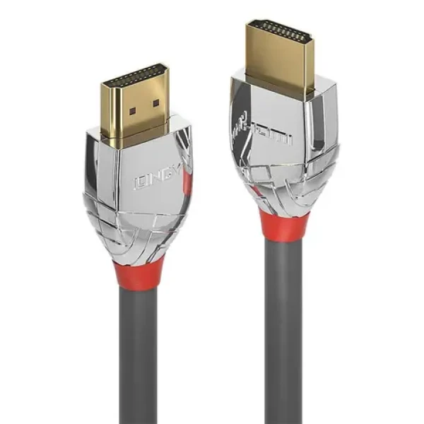 Lindy Cromo Line šedá / HDMI kabel / High Speed / 4K 4096x2160 / 5 m (37874)