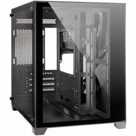 Inter-Tech C-501 Aspect černá / Skříň / Midi-Tower / micro ATX, Mini-ITX / bez zdroje (88881361)