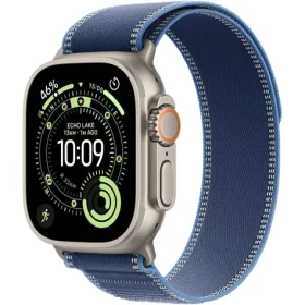 Apple Watch Ultra 3 (2025) GPS+Cellular 49mm Titanové tělo - Modrý trailový tah (M/L) / 145-220 mm (MEWU4QC/A)