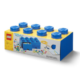 LEGO úložný box šuplíky modrá