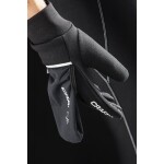 Craft Hybrid Weather Full black - Běžecké rukavice CRAFT ADV Hybrid Weather Velikost textilu: L
