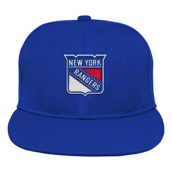 Outerstuff Dětská Kšiltovka New York Rangers Logo Flatbrim Snapback