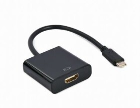 Gembird adaptér USB Typ-C (M) na HDMI (F) černá (A-CM-HDMIF-03)