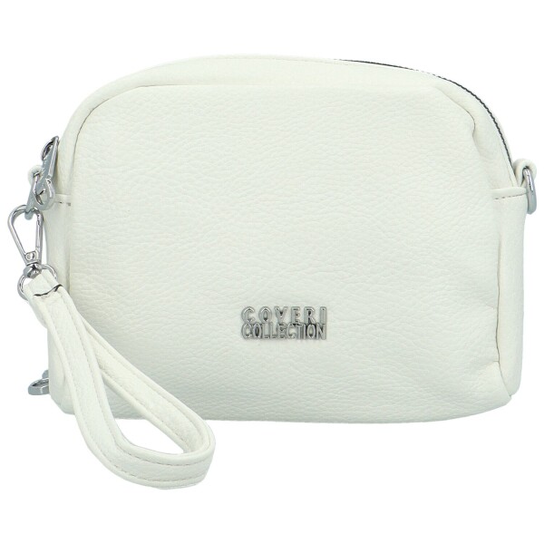 Stylová dámská mini koženková crossbody kabelka Fehmi, bílá