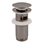 RAV Slezák - Výpusť umyvadlová CLICK-CLACK 5/4", Metal Grey - lesklá MD0484MGL MD0484MGL