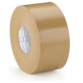 12 x Lepicí páska pro lepení za mokra 70mm, návin 200m, standardní 70g/m2, hnědá | RAJA