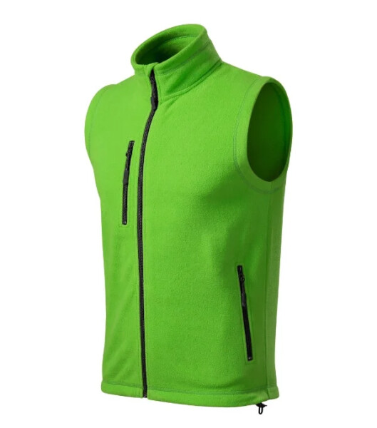 Exit fleece vesta unisex apple green S
