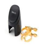 Rico HCL1G H-Ligature & Cap - Bb Clarinet - Gold