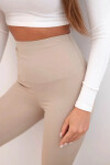 Dámské modelující legíny s vysokým pasem béžové L/XL