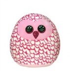 Ty Squish-a-Boos PINKY, 22 cm - růžová sova (1)