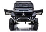 Mamido Dětské elektrické autíčko Mercedes Unimog 4x4 černé