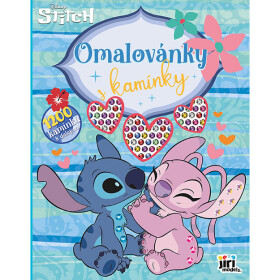 Jiri Models Jiri Models, 4661-3, kreativní omalovánky s šatony/třpytivými kameny, Lilo & Stitch