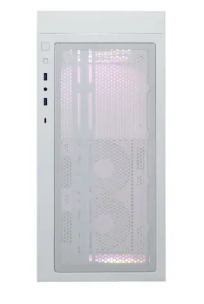 Fortron FSP M330-WA bílá / Midi Tower skříň / ATX / průhledná bočnice / ARGB / GPU 400 mm (POC0000329)